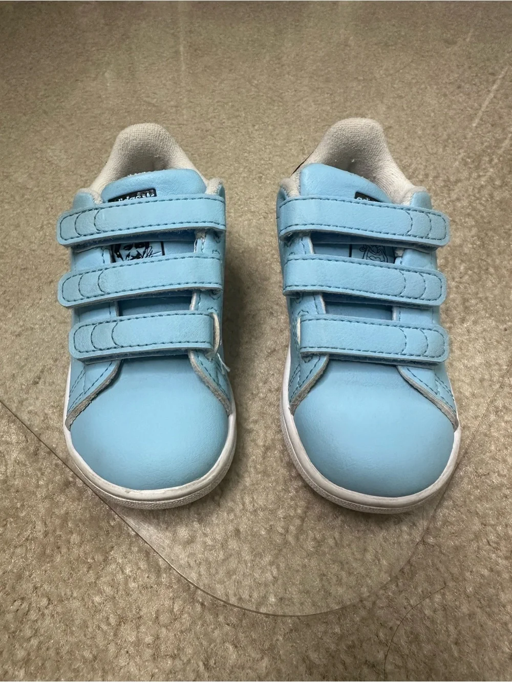 ADIDAS STAN SMITH DISNEY BLUE TODDLER SNEAKERS SZ 7